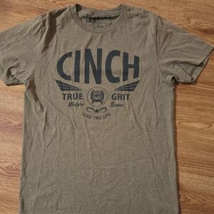 Cinch Men's Brown Graphic Tee, Size M